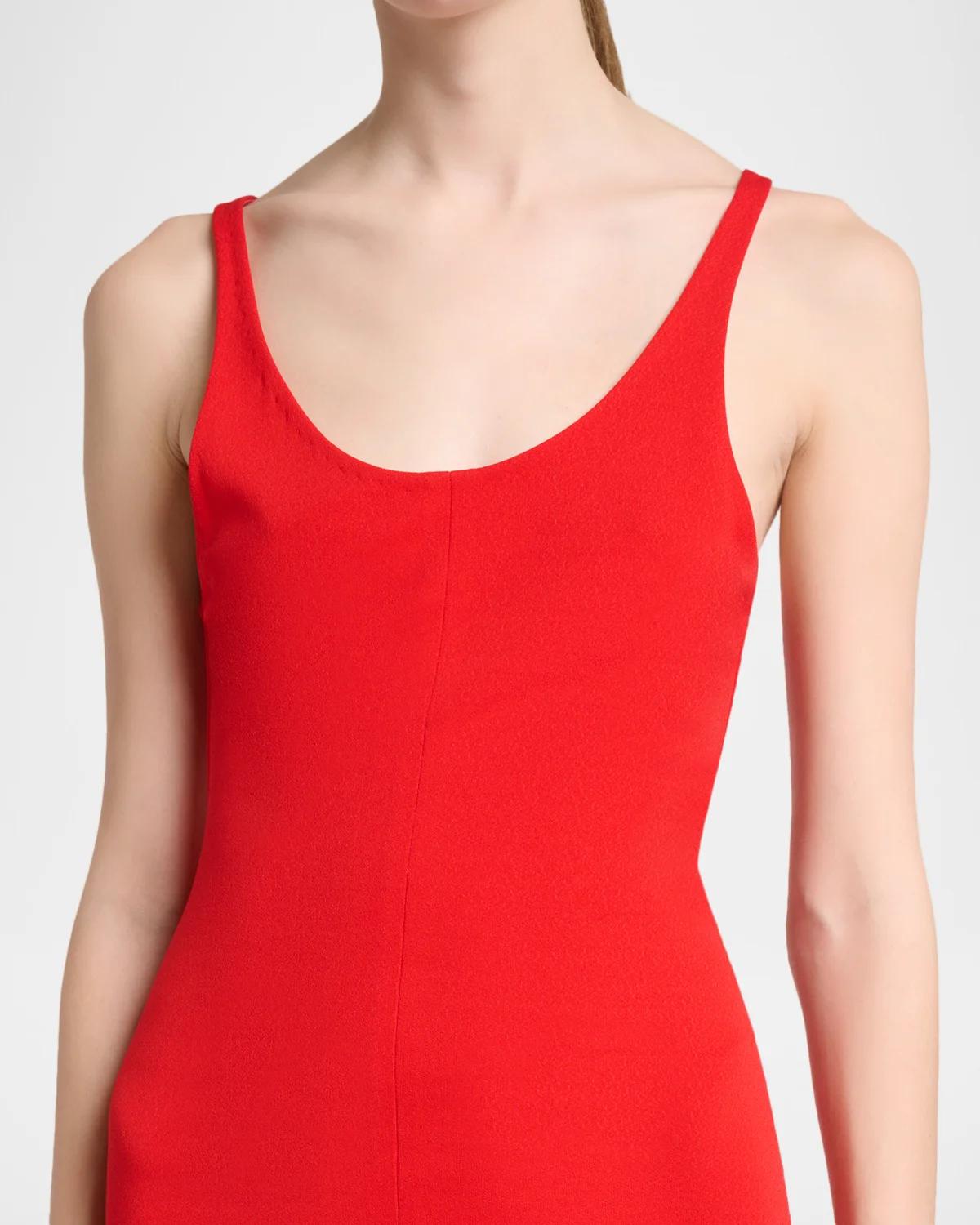 La Regata Sleeveless Draped Jersey Midi Dress - thumbnail 5