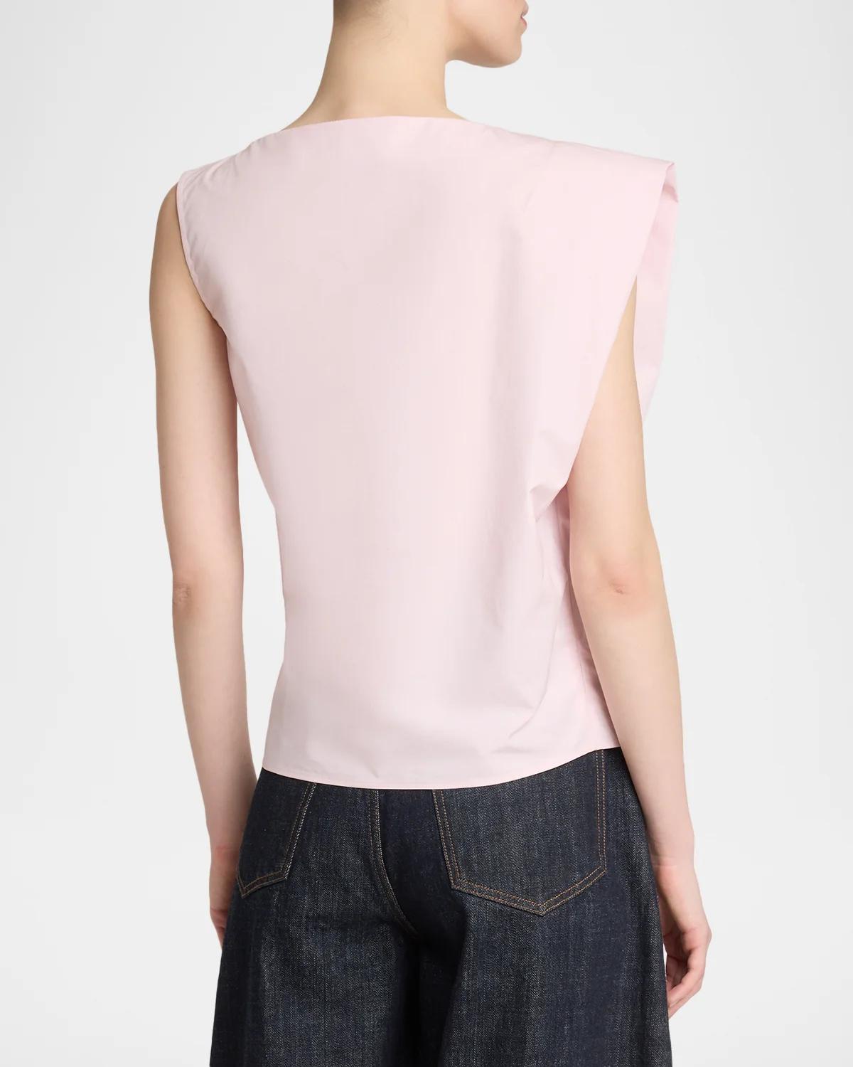 La Haut Drap Cotton Top - thumbnail 3