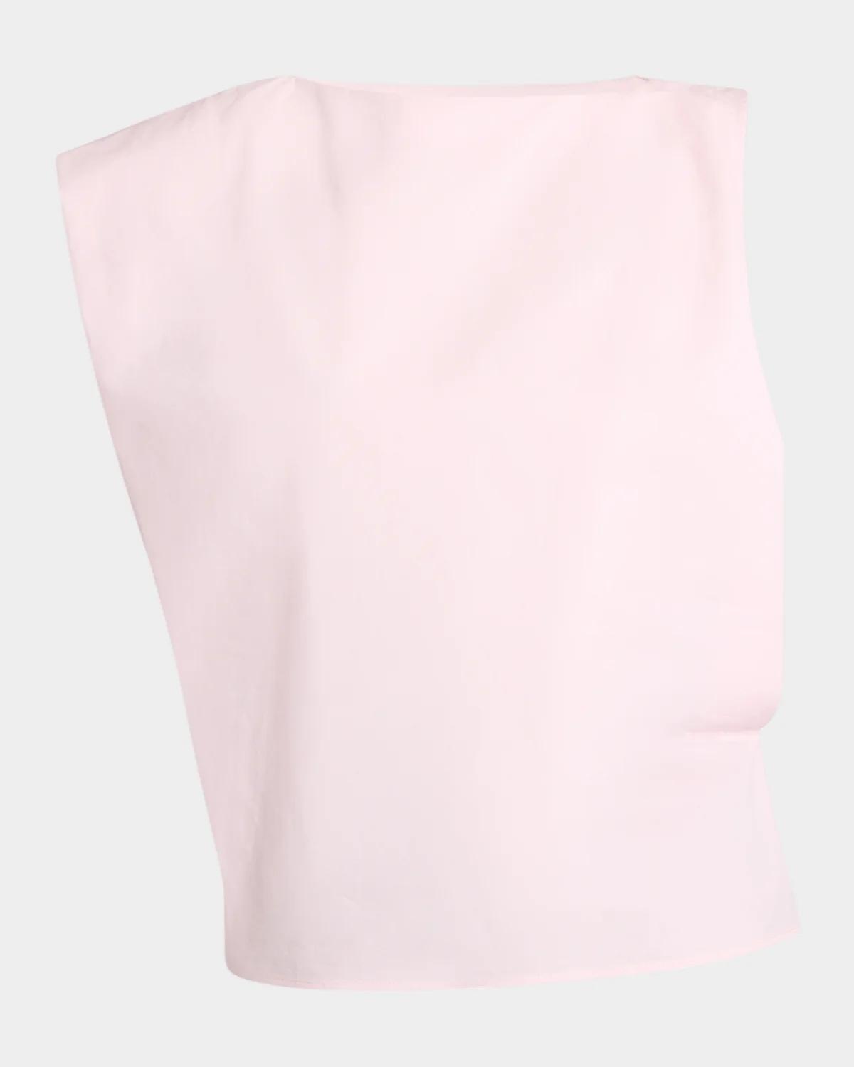 La Haut Drap Cotton Top
