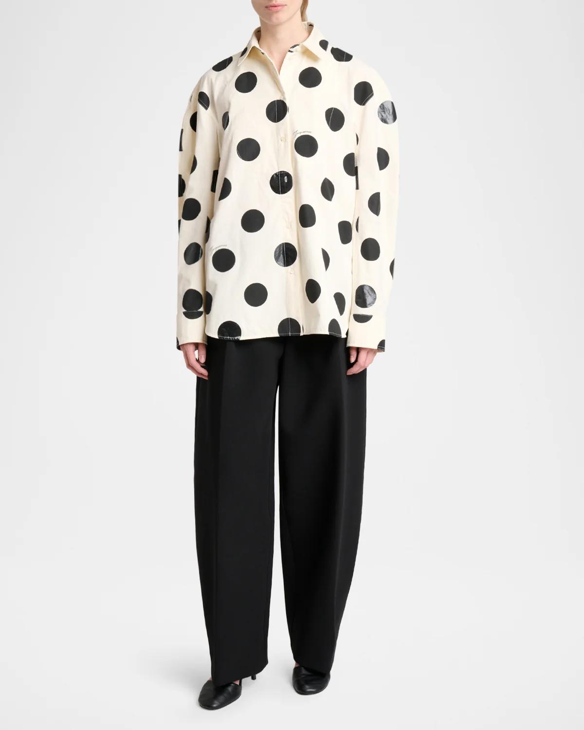 Citta Polka Dot Cotton Shirt - thumbnail 2
