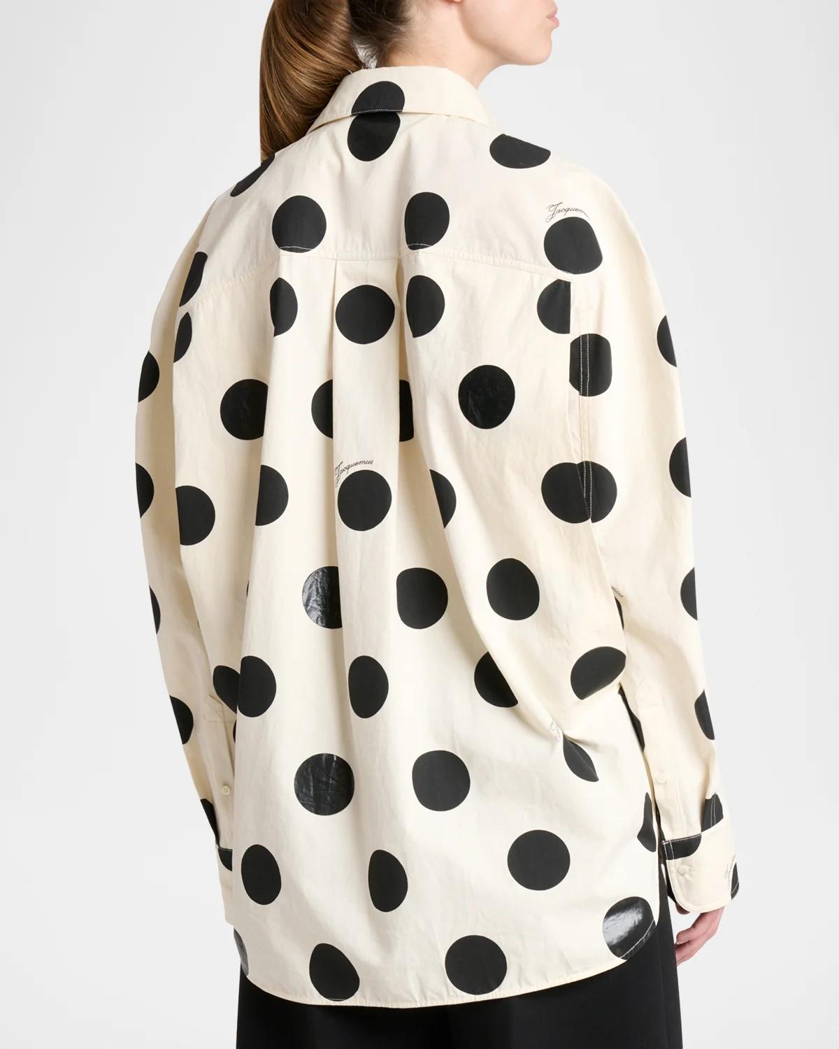 Citta Polka Dot Cotton Shirt - thumbnail 3