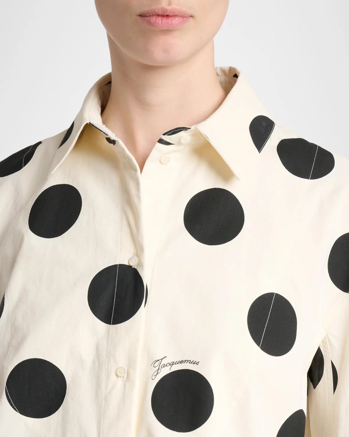 Citta Polka Dot Cotton Shirt - thumbnail 5