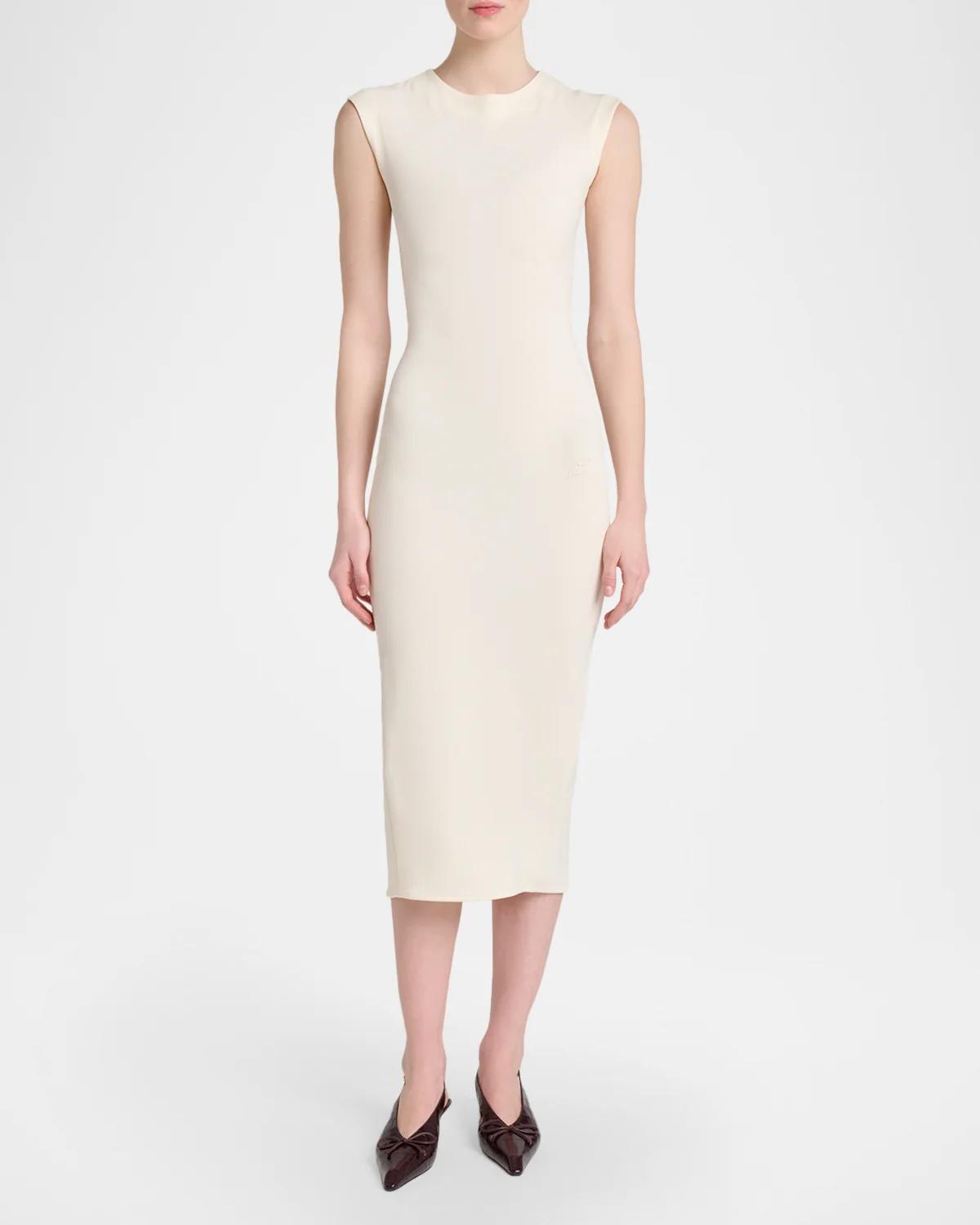 La Robe Alba Ruched-Back Body-Con Midi Dress - thumbnail 2