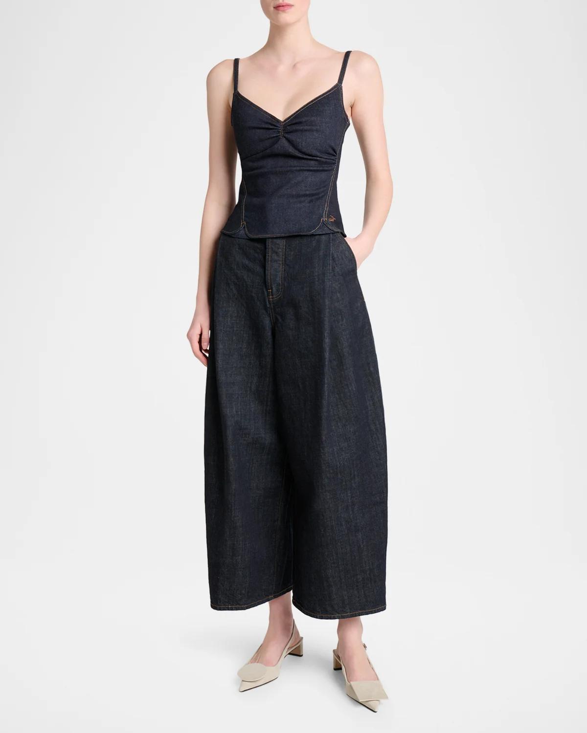 Le Haut De-Nîmes Pina Denim Top - thumbnail 2