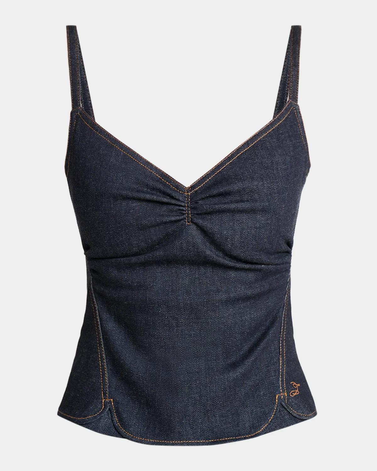 Le Haut De-Nîmes Pina Denim Top