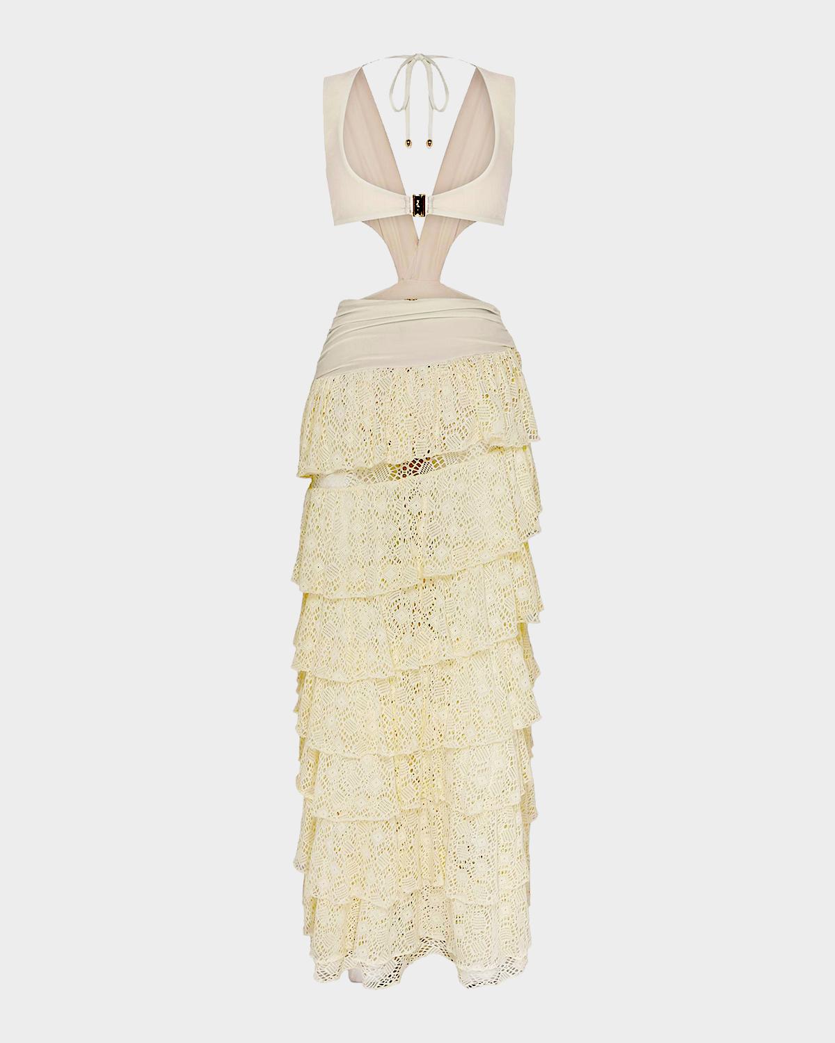 Martina Ruffled Maxi Dress - thumbnail 5