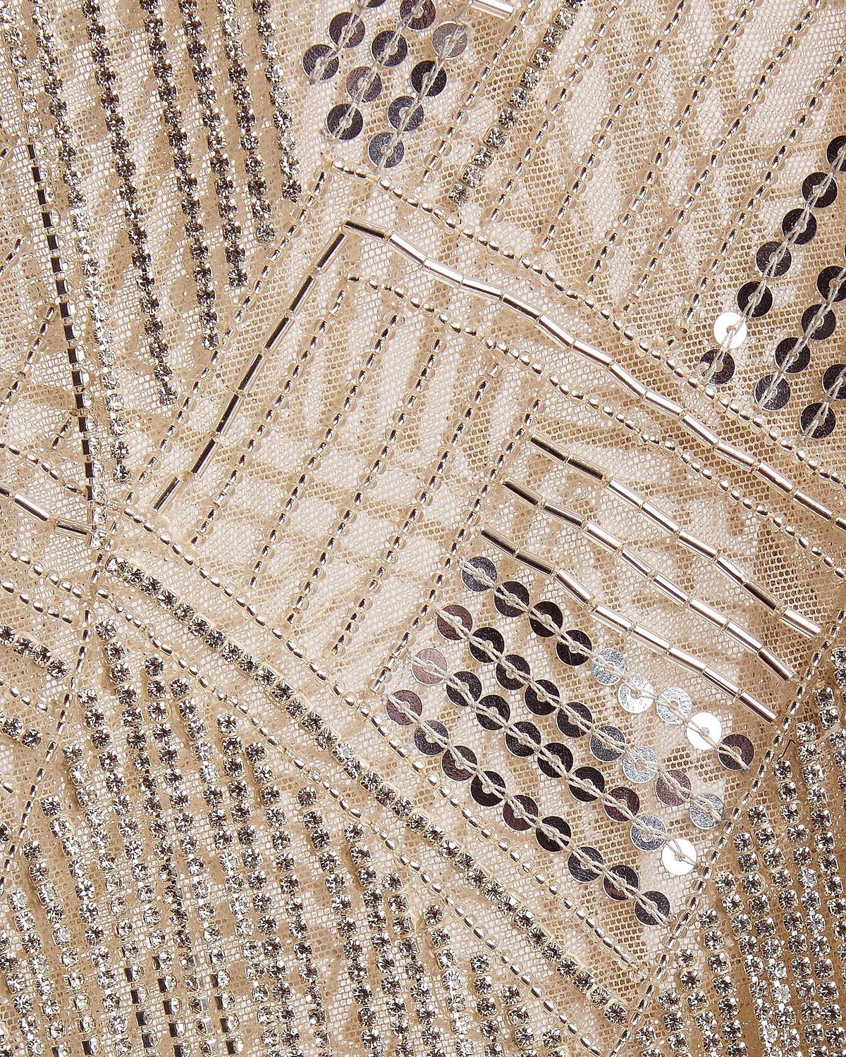 Geometric Crystal Fringe Crop Top - thumbnail 5