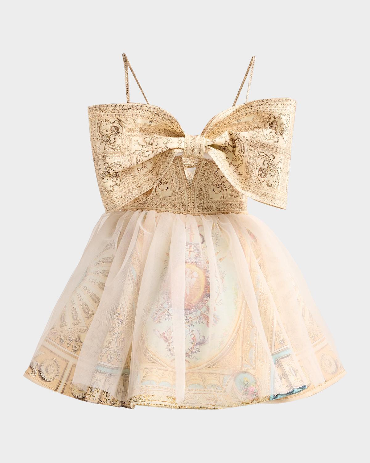 A Beloved Boudoir Bow-Front Mini Dress