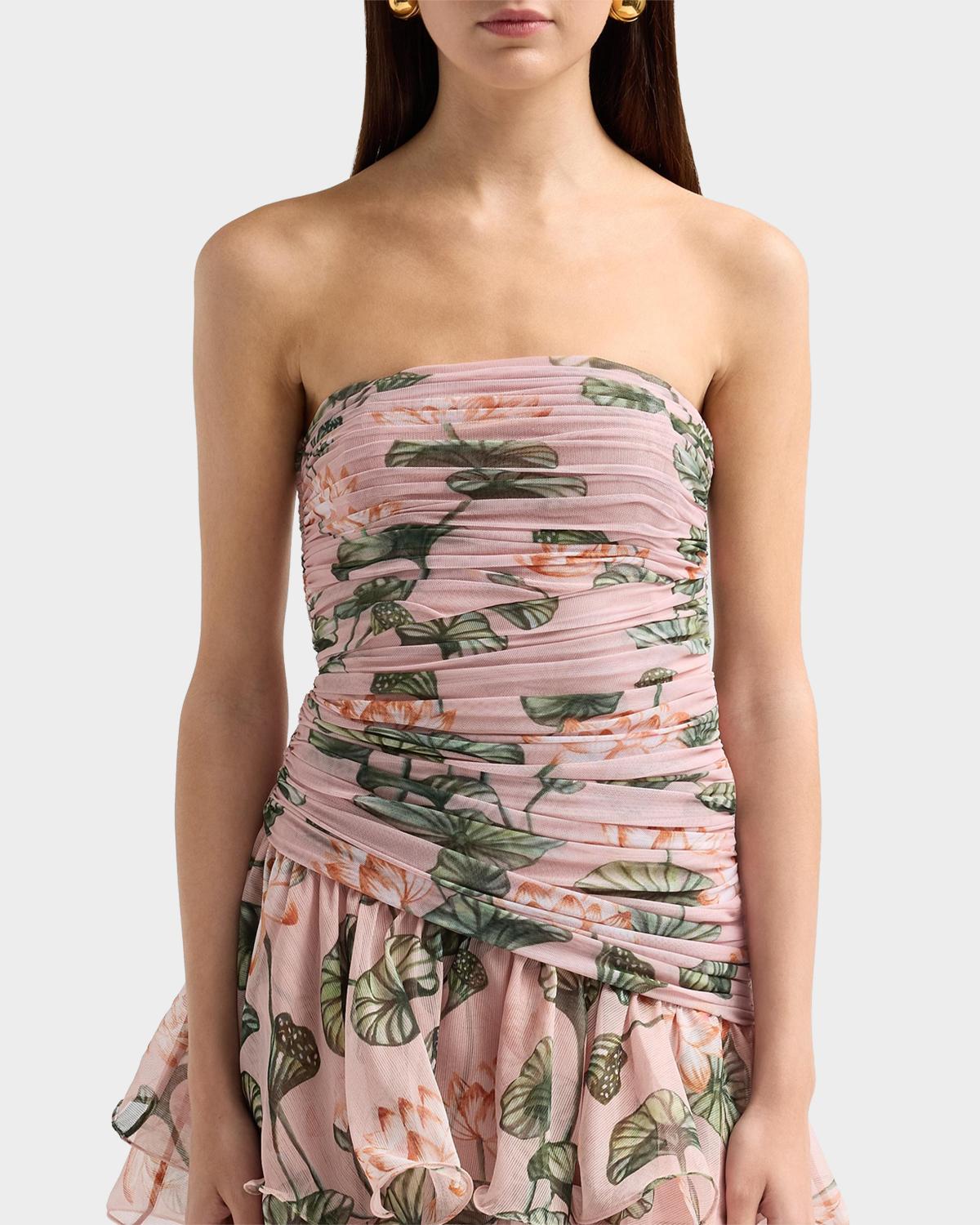 Lotus Ruched Mini Dress - thumbnail 5