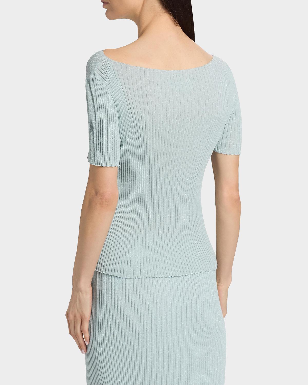 Blake Rib-Knit T-Shirt - thumbnail 3