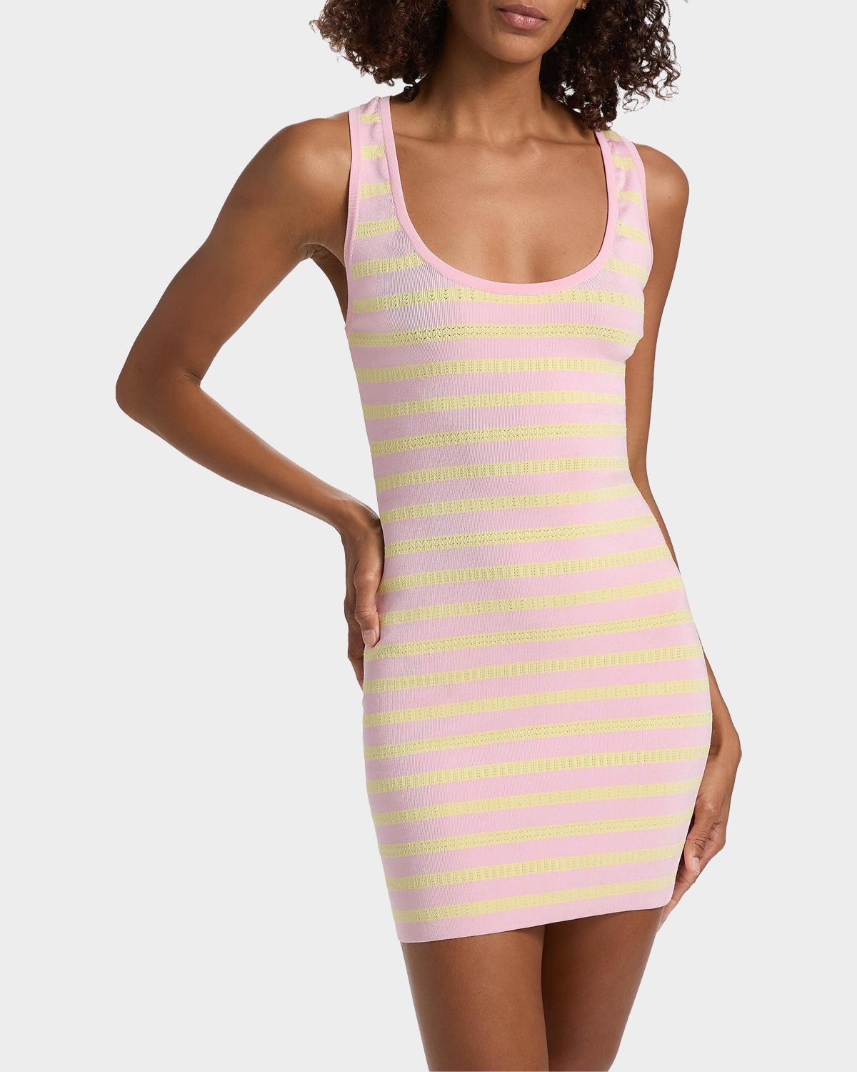 Gayle Striped Tank Minidress - thumbnail 4