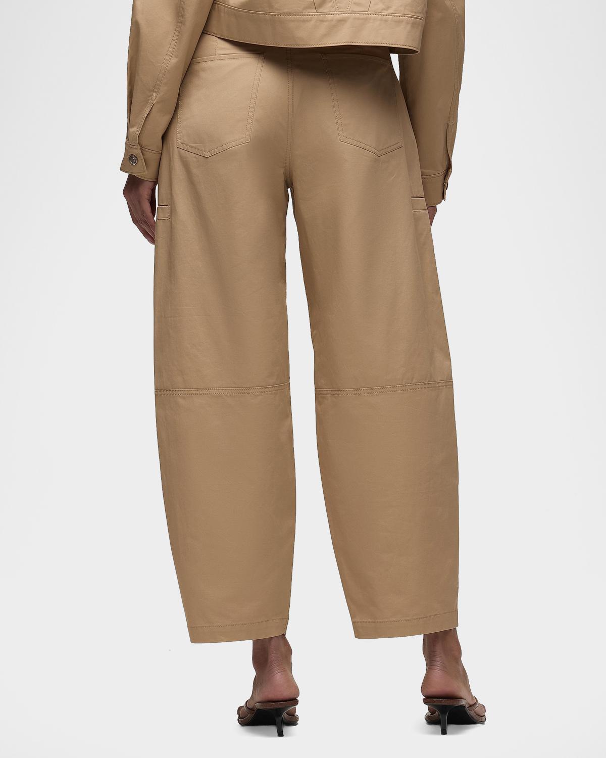 Utility Barrel Cotton Pants - thumbnail 3