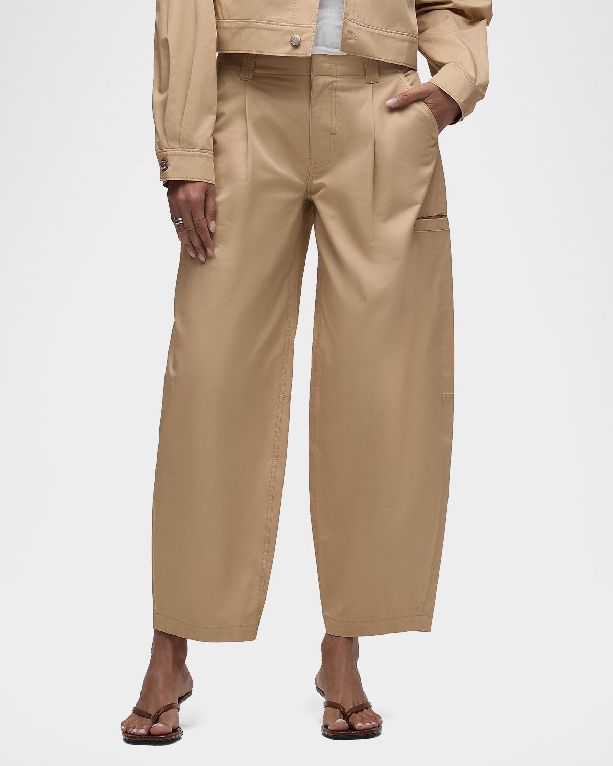 Utility Barrel Cotton Pants - thumbnail 4
