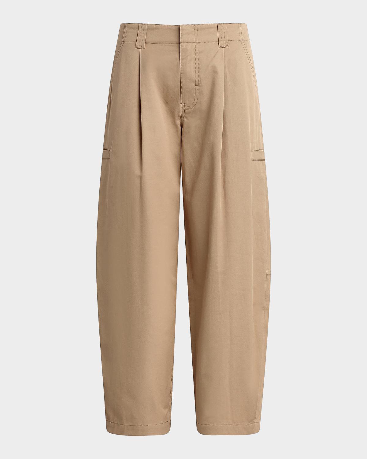 Utility Barrel Cotton Pants