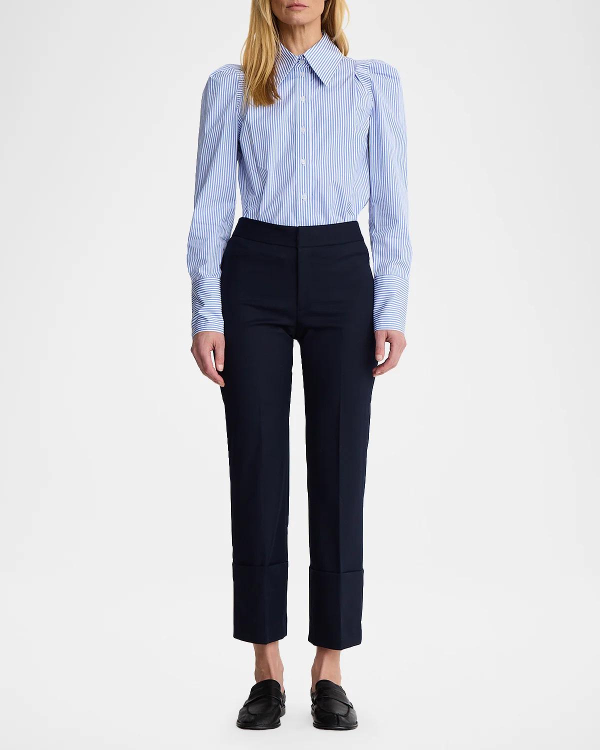 Berlin Cropped Straight-Leg Pants - thumbnail 2