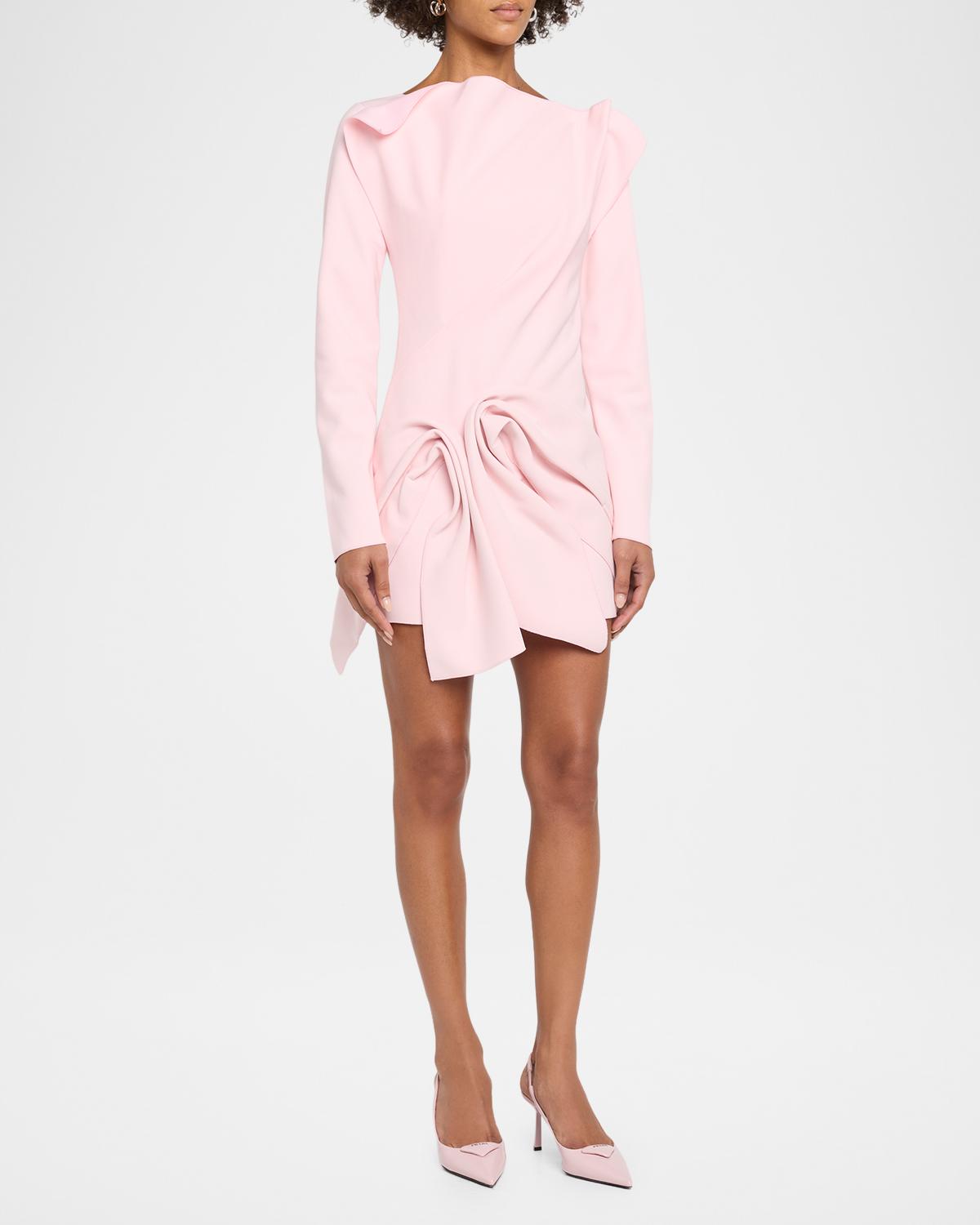 Limosa Draped Mini Dress - thumbnail 4