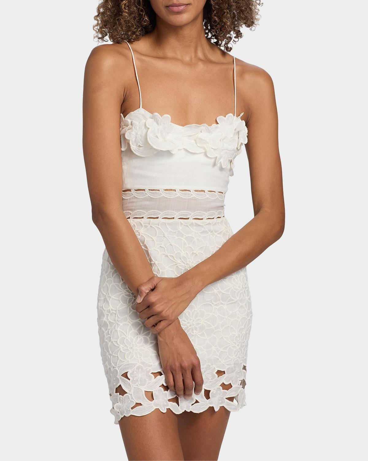 Reola Embroidered Minidress - thumbnail 4