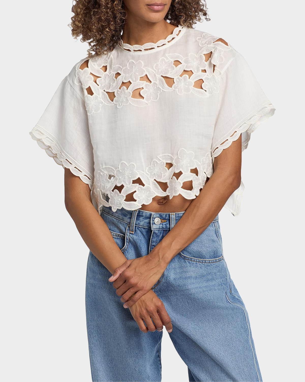 Relda Embroidered Top - thumbnail 4