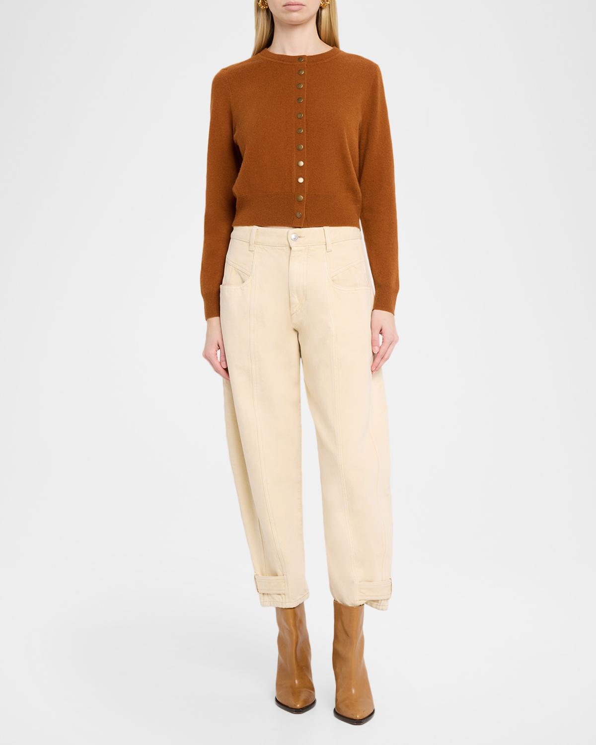 Idesia Cashmere Crewneck Cardigan - thumbnail 2
