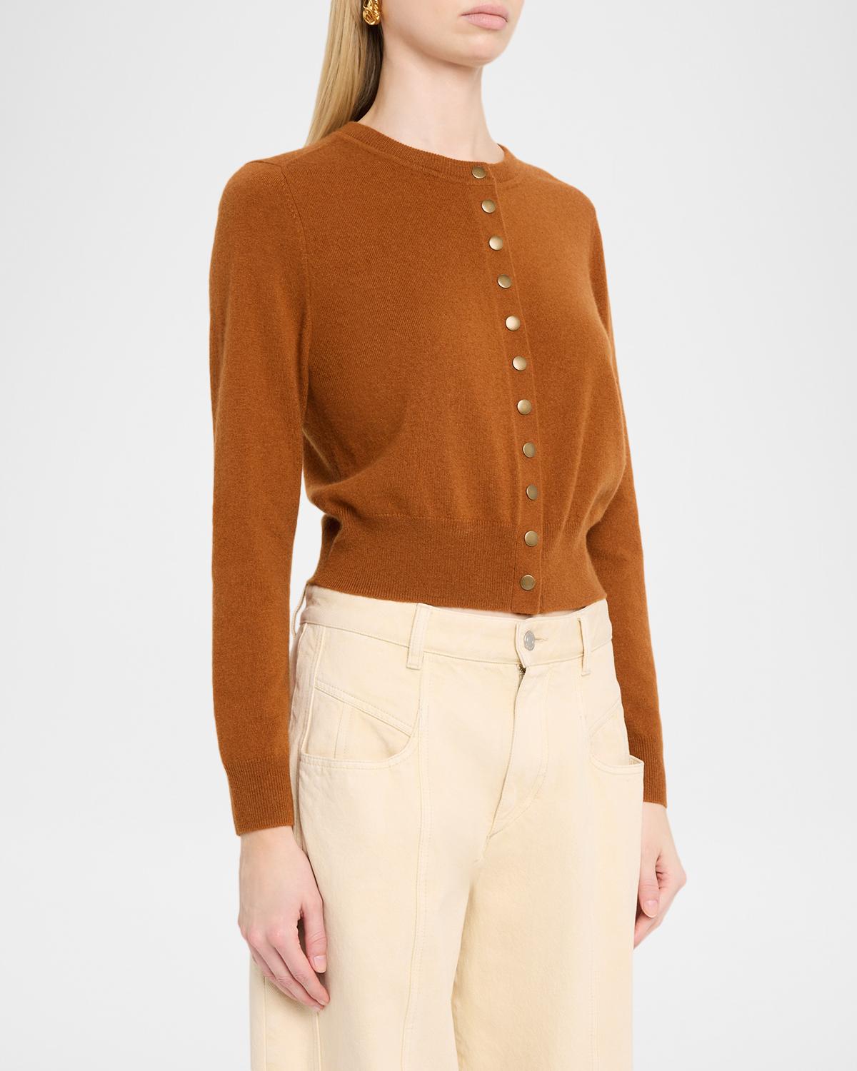 Idesia Cashmere Crewneck Cardigan - thumbnail 4