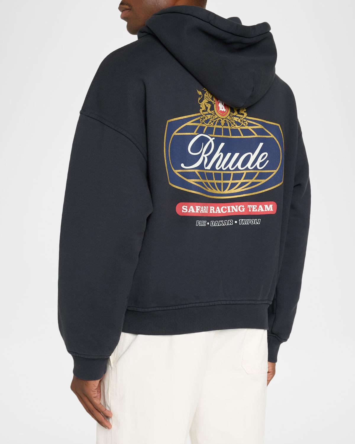 Rhude 남성 사파리 크레스트 풀집업 후드