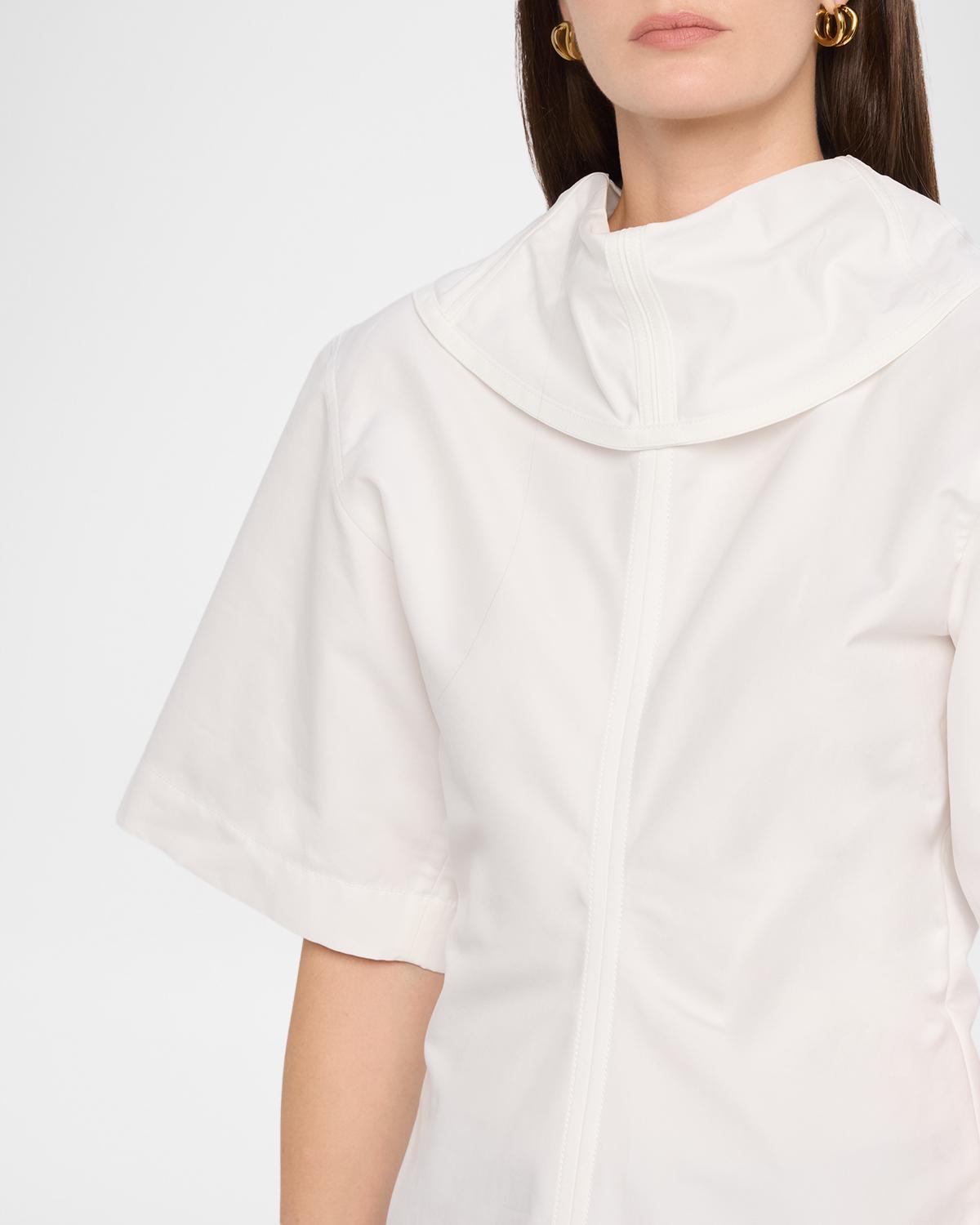 Compact Cotton Toile Shirt - thumbnail 6
