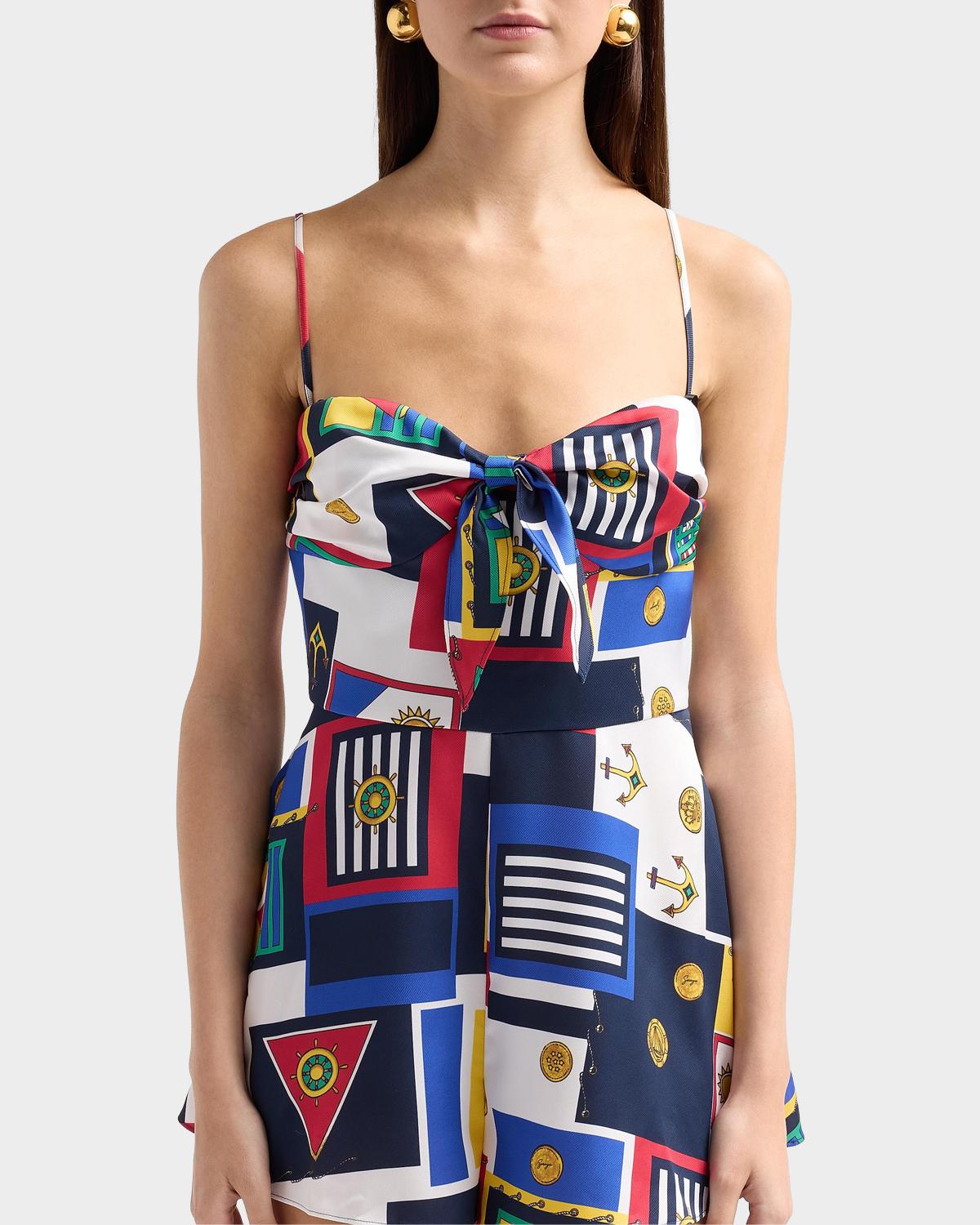 Laurell Printed Romper - thumbnail 3