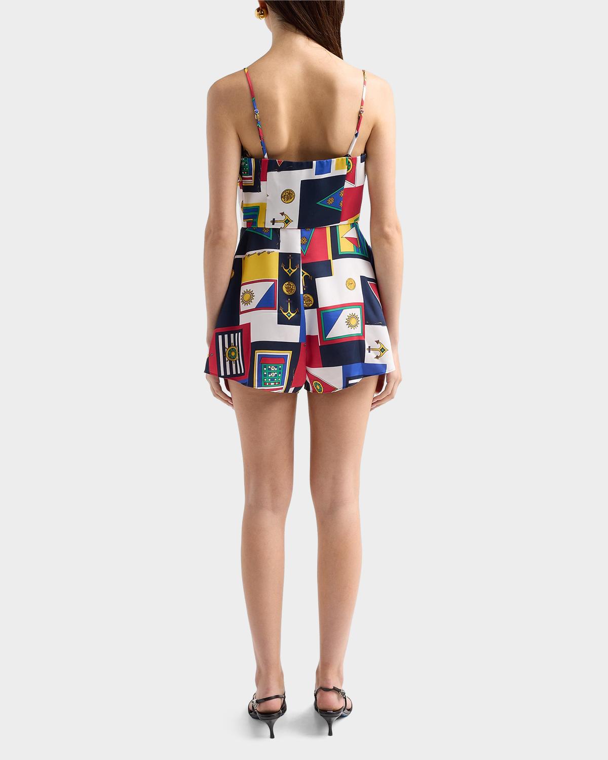 Laurell Printed Romper - thumbnail 4