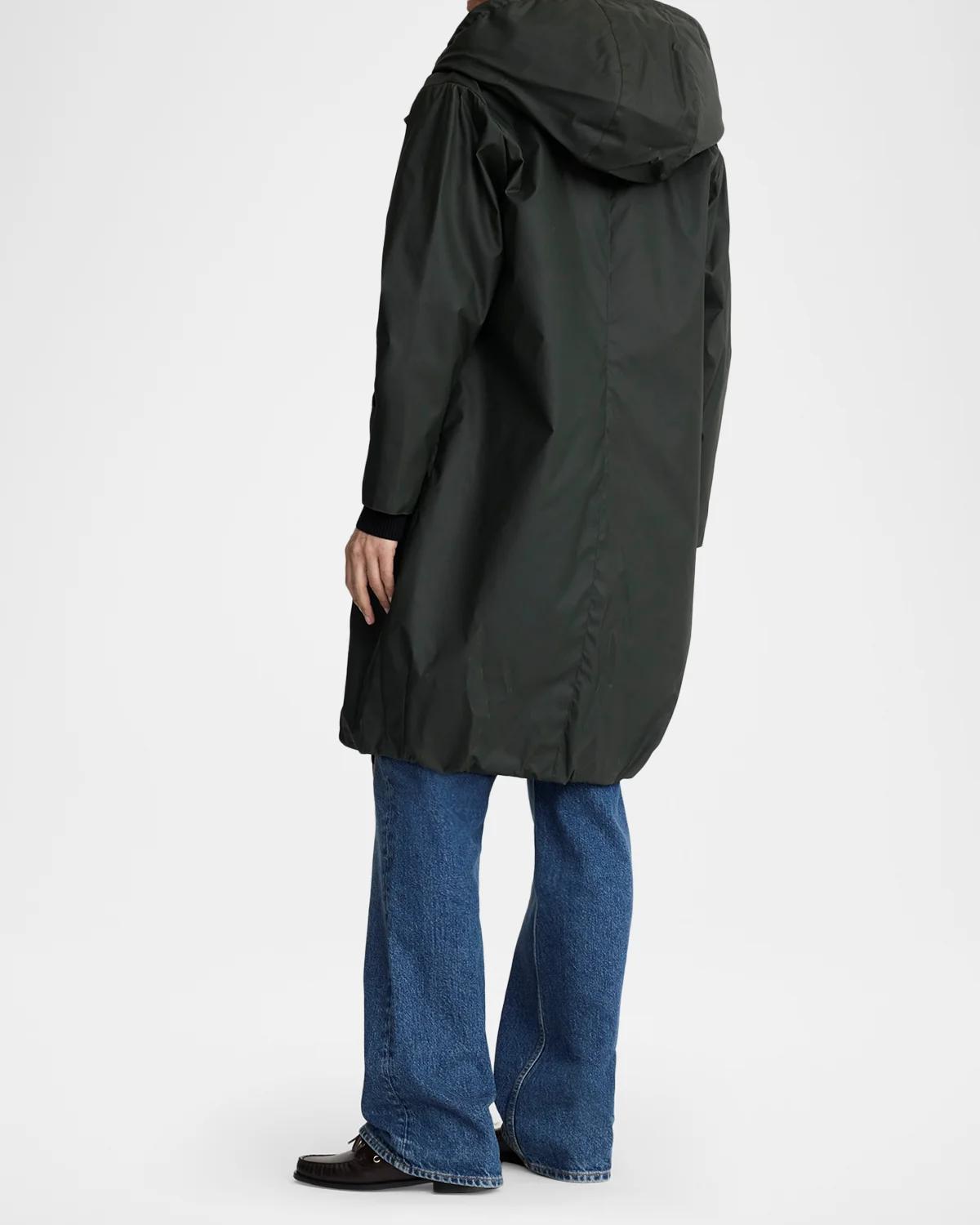 Dark and Stormy Hooded Rain Coat - thumbnail 3