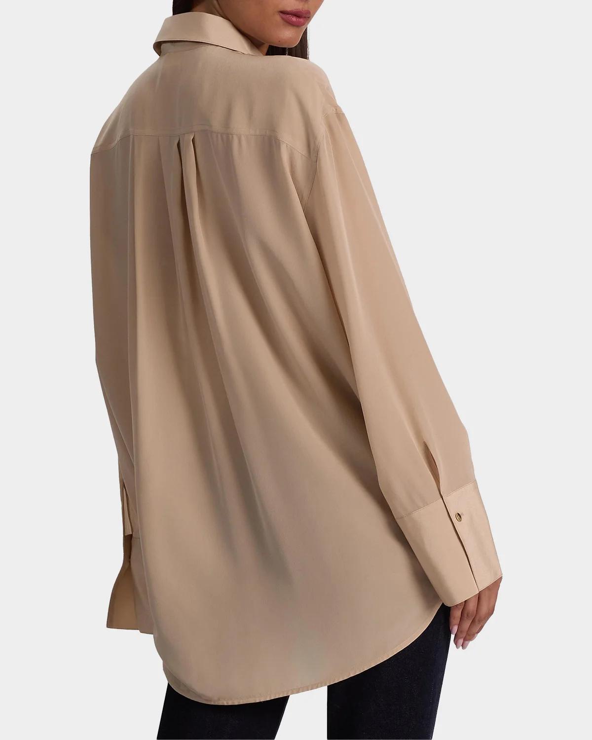 Finely Silk Oversized Shirt - thumbnail 3
