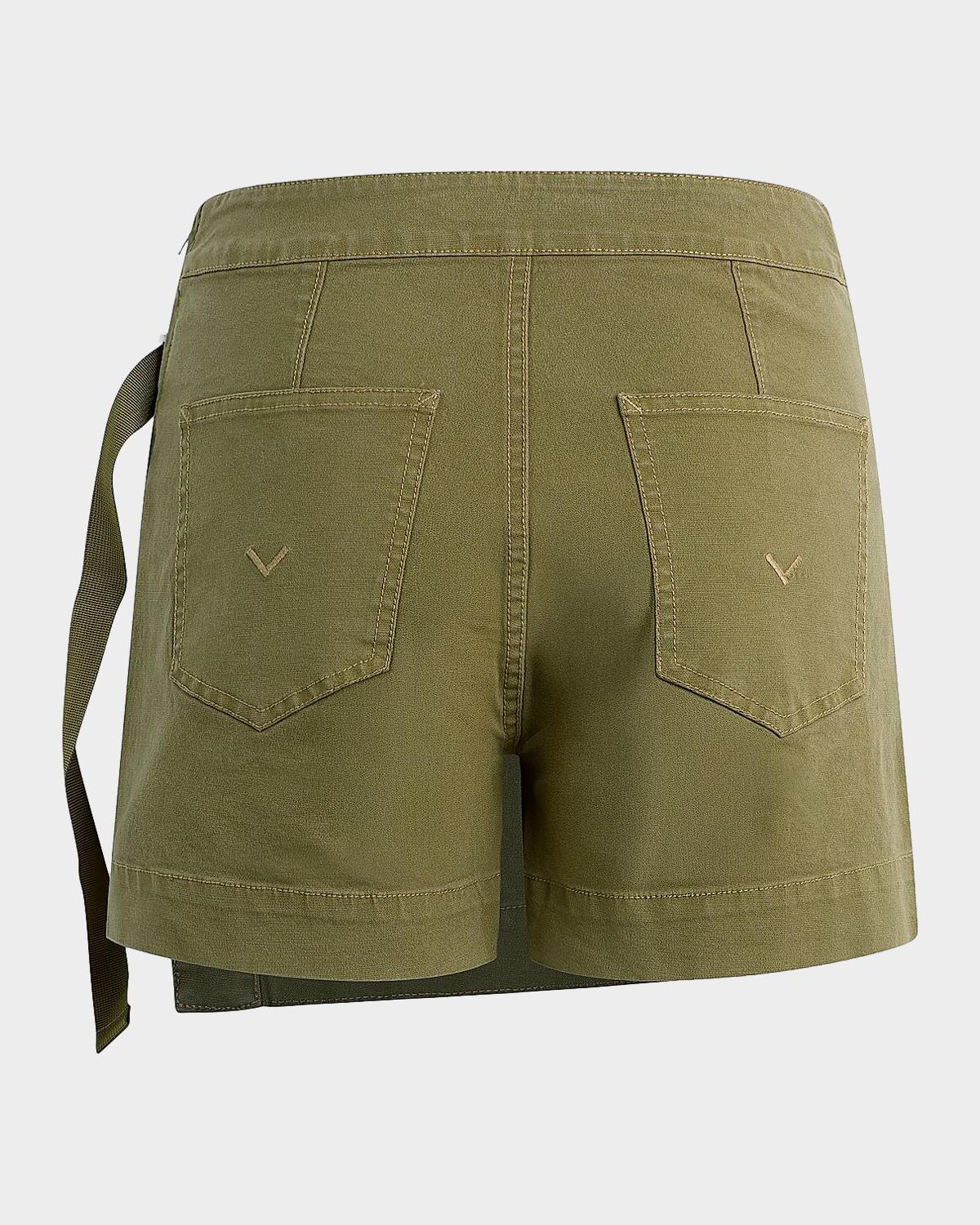 Sporty D-Ring Belt Stretch Cotton Skort - thumbnail 6