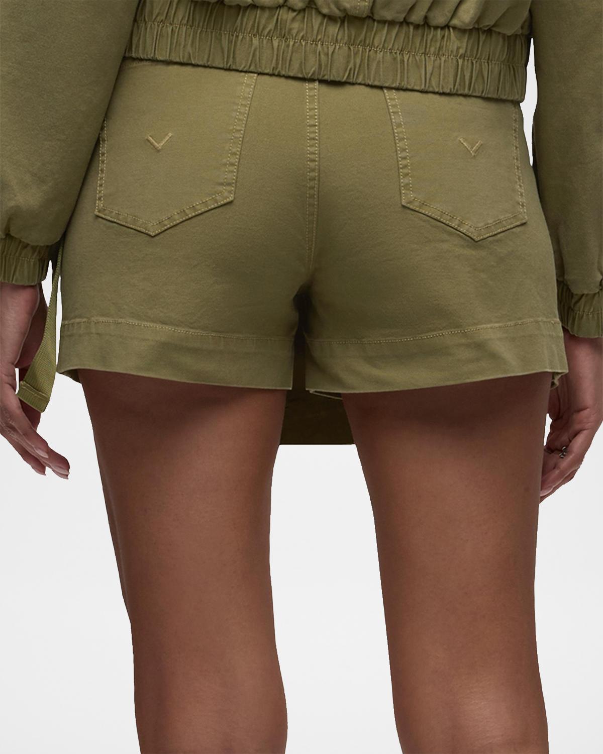Sporty D-Ring Belt Stretch Cotton Skort - thumbnail 7