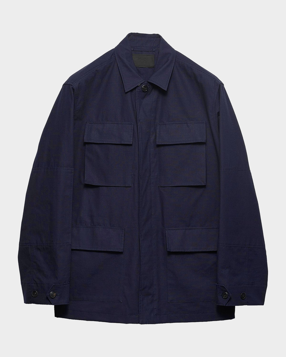Prada Men's Cotton Safari Jacket | Neiman Marcus