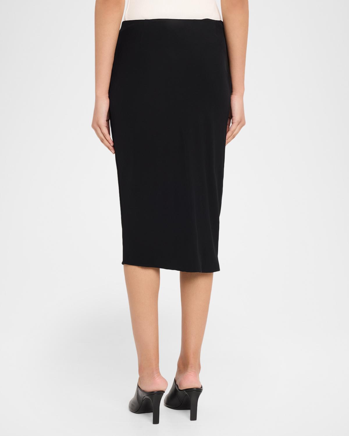 Draped Pencil Skirt - thumbnail 3