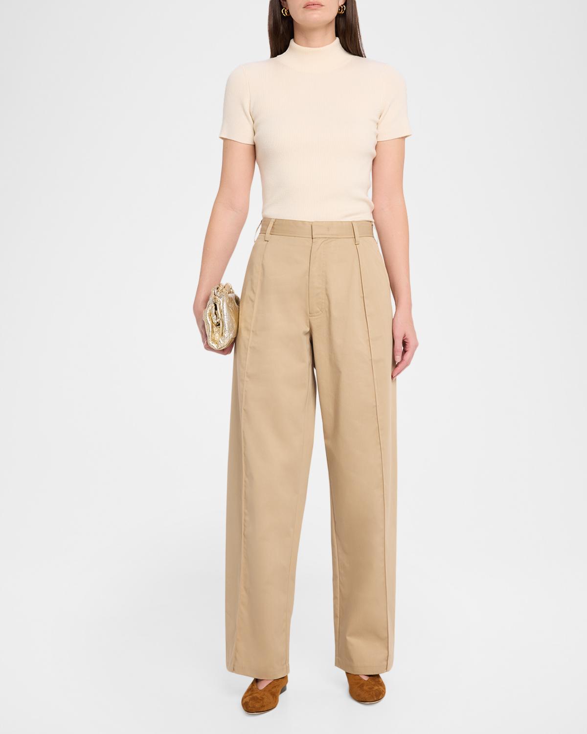 Cotton Twill Straight-Leg Utility Pants - thumbnail 2