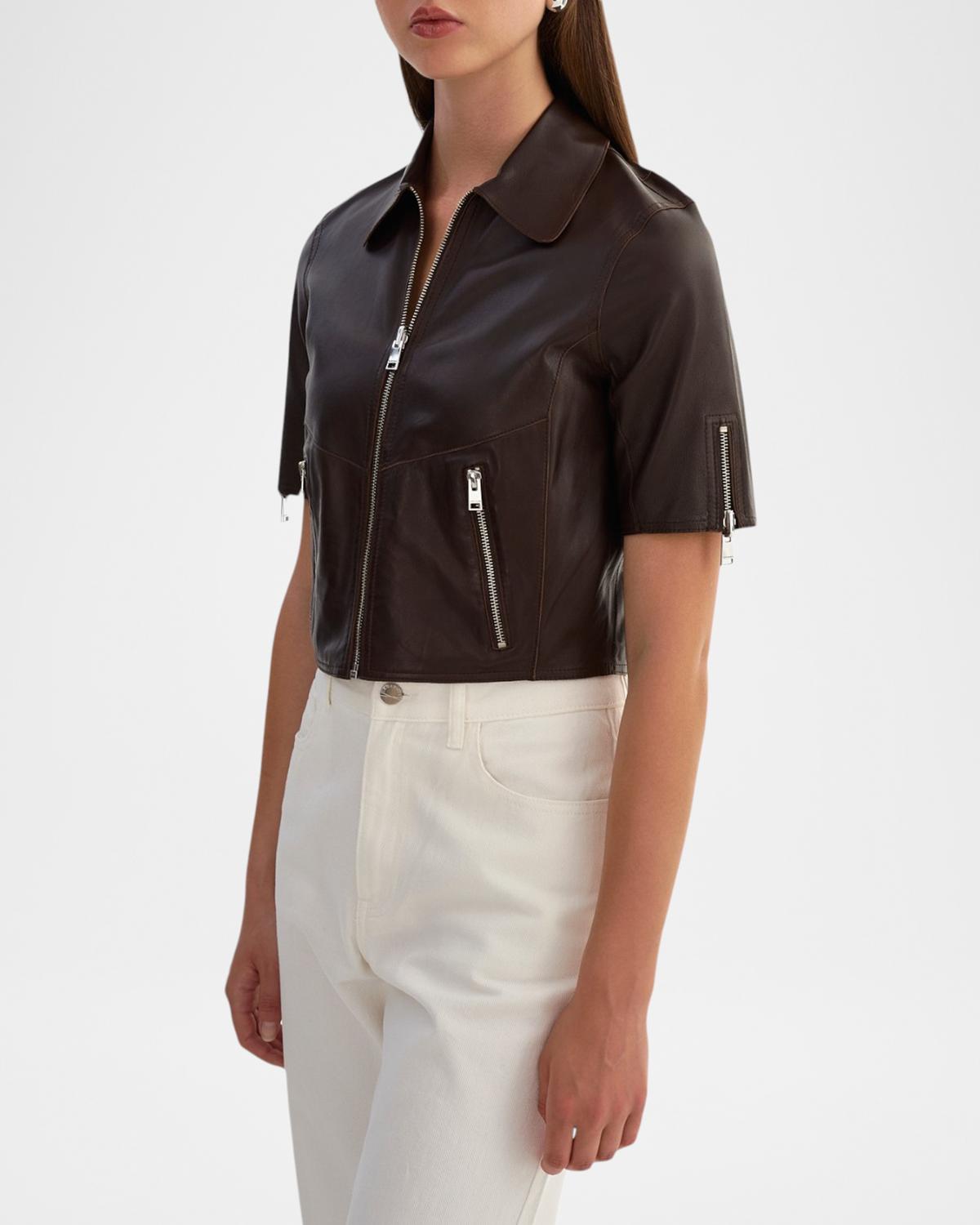 Sevana Leather Reversible Jacket - thumbnail 3
