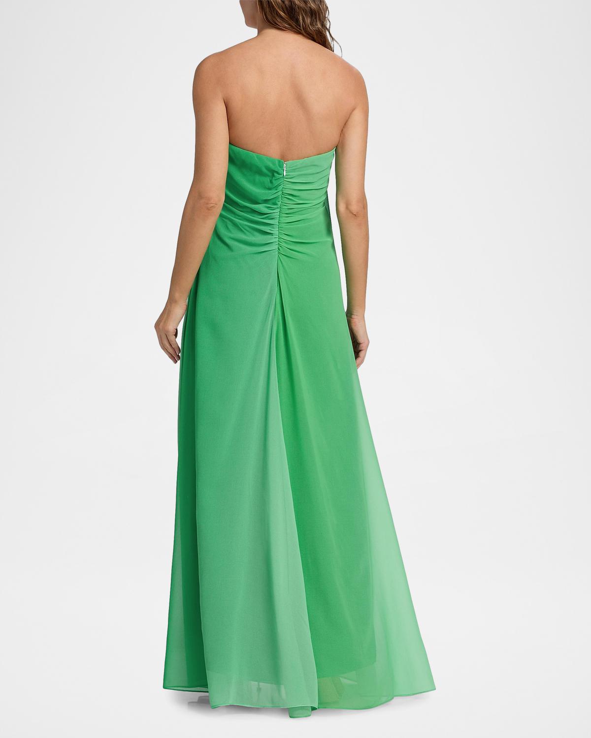 Sunset Stripe Strapless Maxi Dress - thumbnail 3