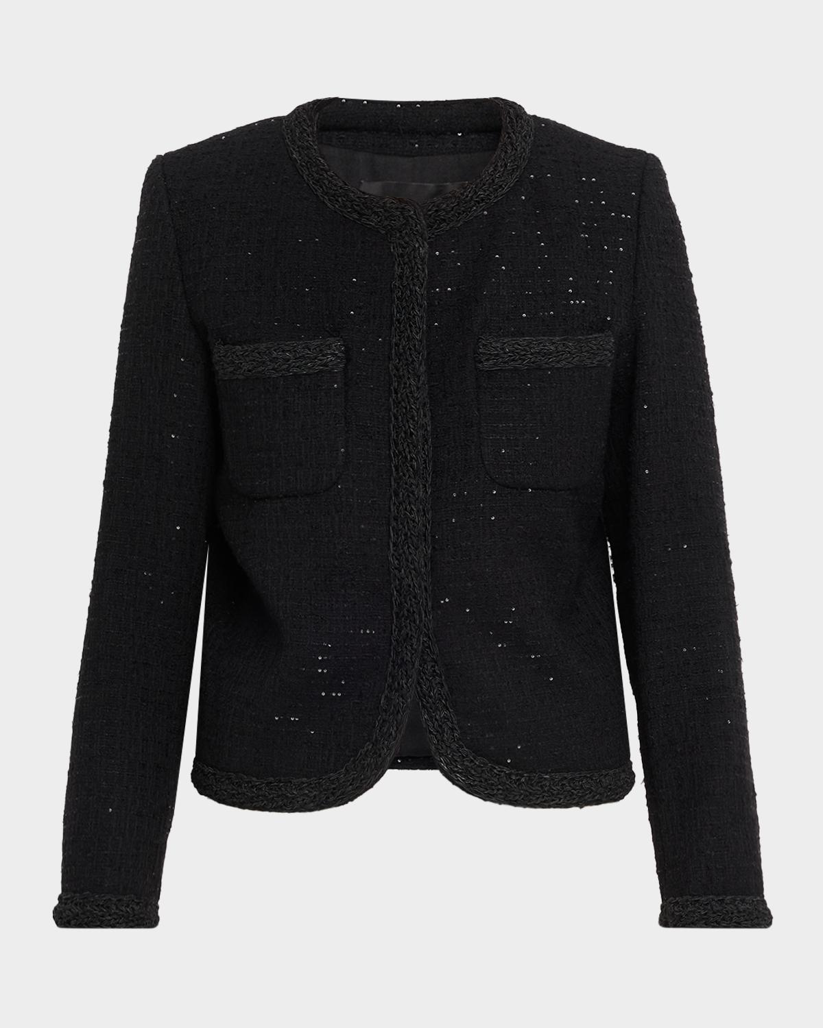 Sequin Tweed Jacket