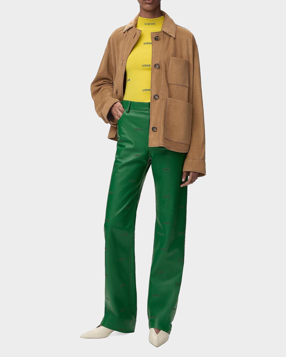 Workwear High-Low Suede Jacket - thumbnail 2