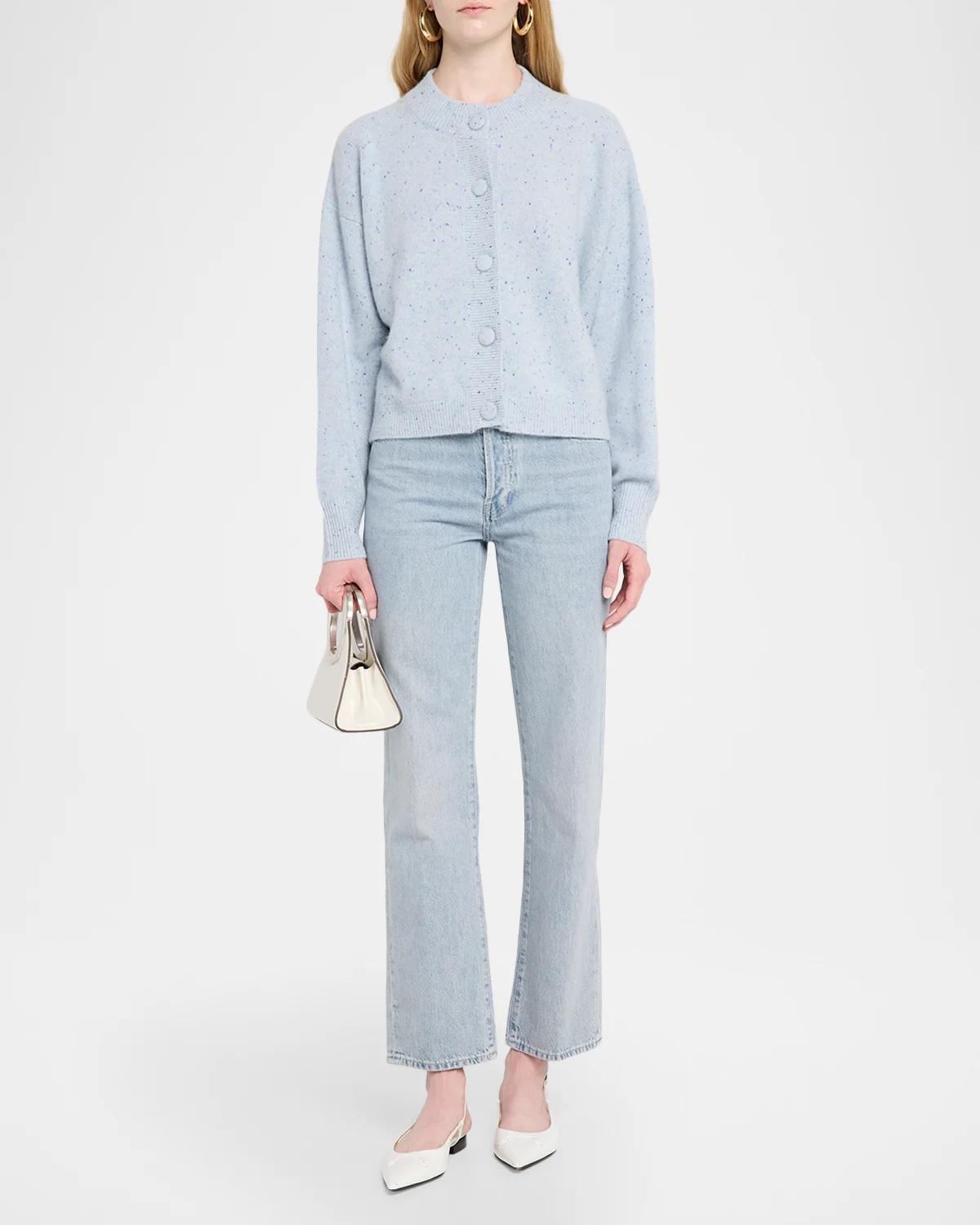 The Lightweight Cashmere Crewneck Cardigan - thumbnail 2