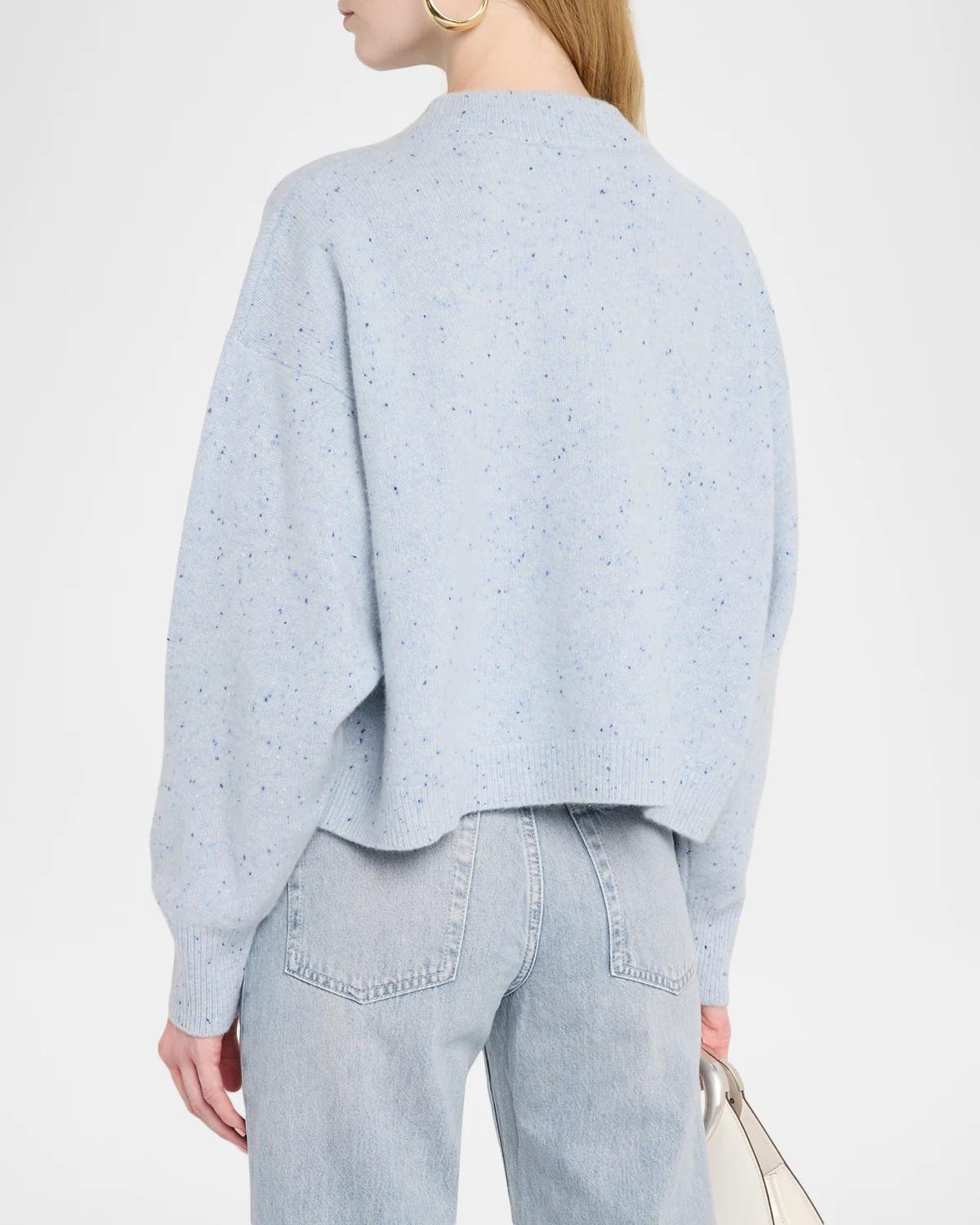 The Lightweight Cashmere Crewneck Cardigan - thumbnail 3
