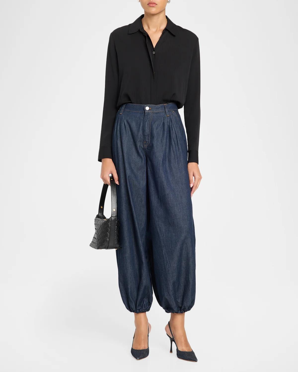 Denim Balloon Pants - thumbnail 2