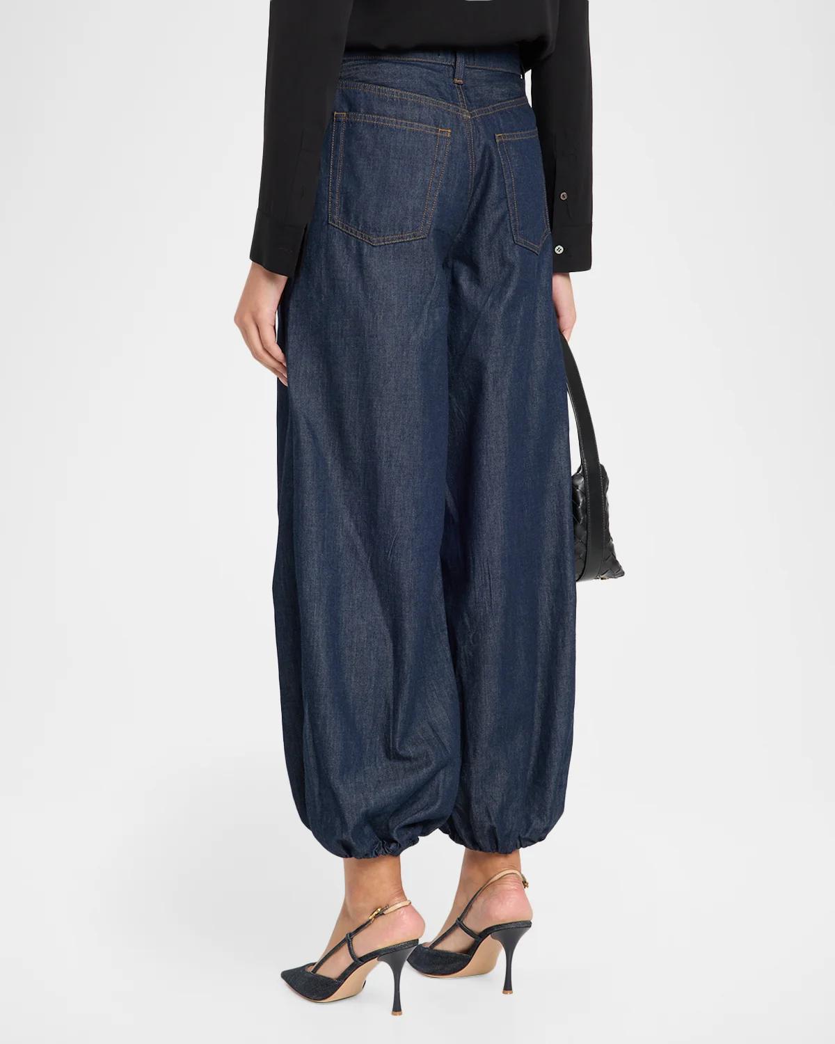 Denim Balloon Pants - thumbnail 3