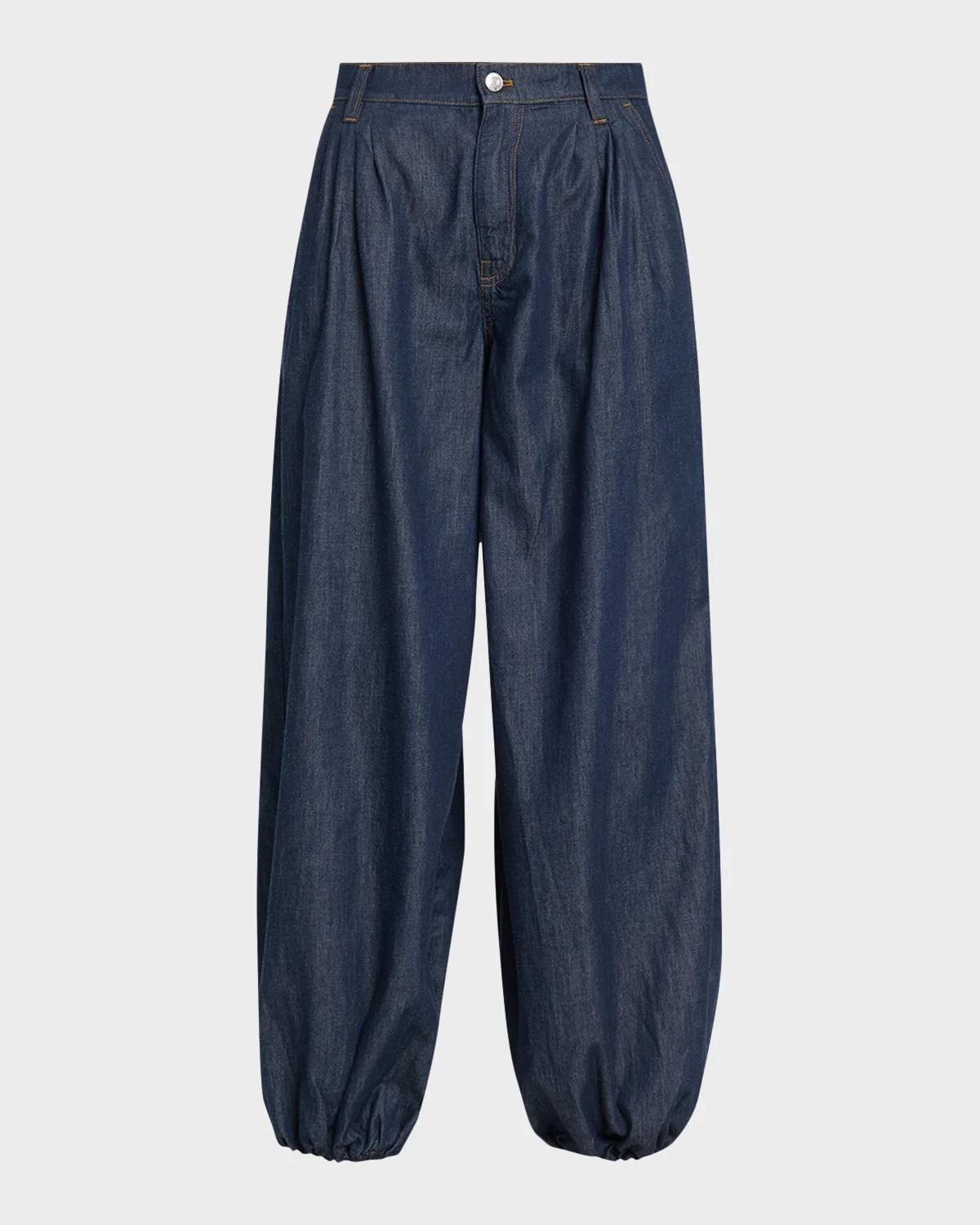 Denim Balloon Pants