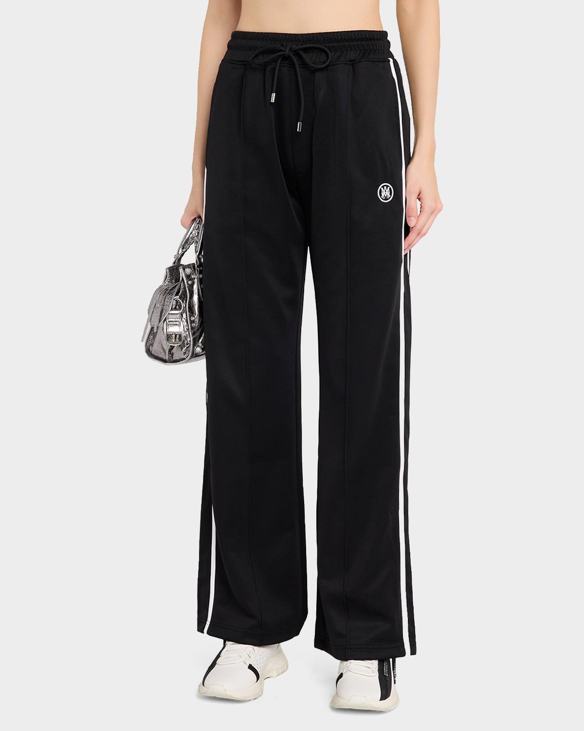 MA Side Stripe Straight-Leg Drawstring Track Pants - thumbnail 4