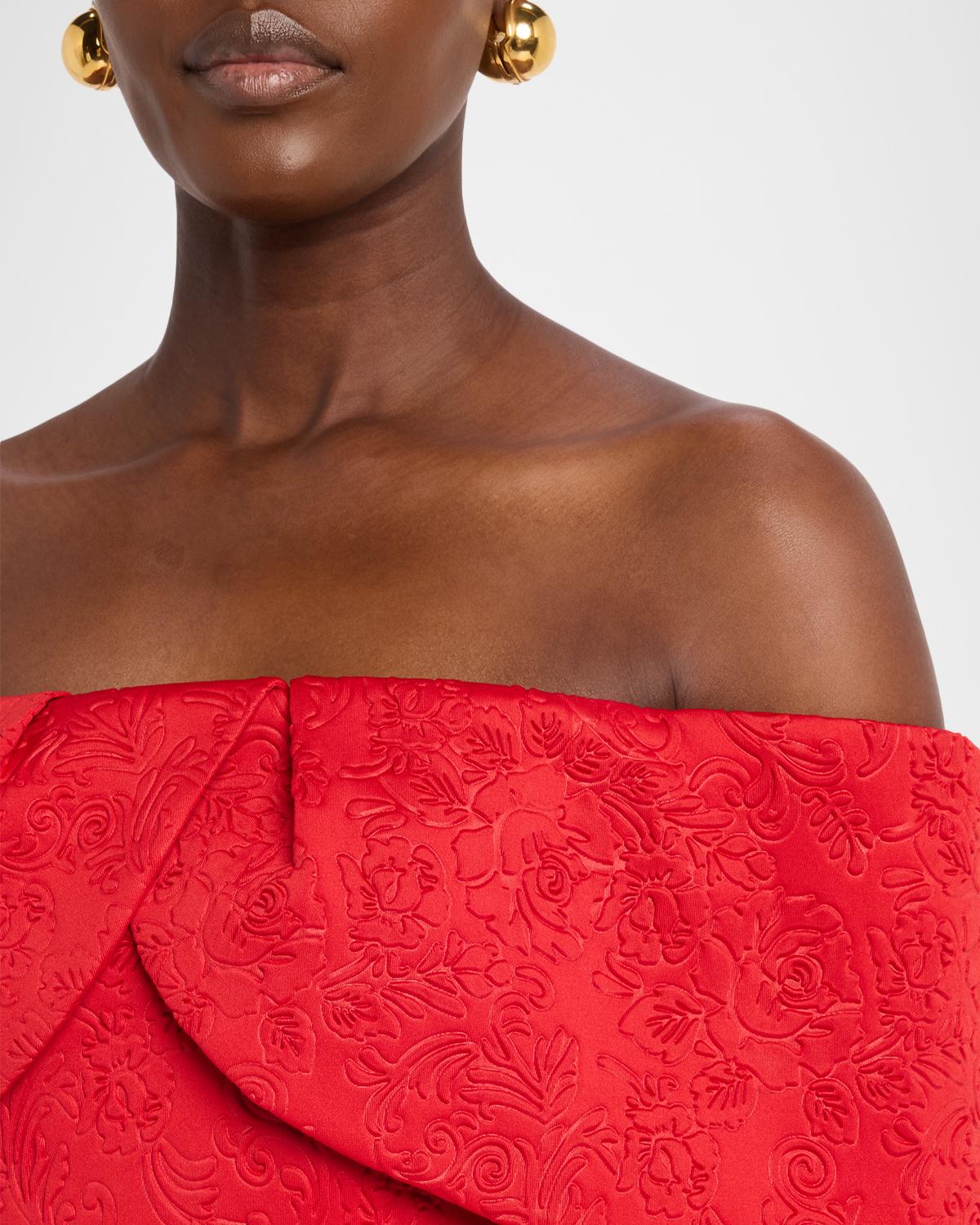 Off-The-Shoulder Cocktail Dress - thumbnail 5