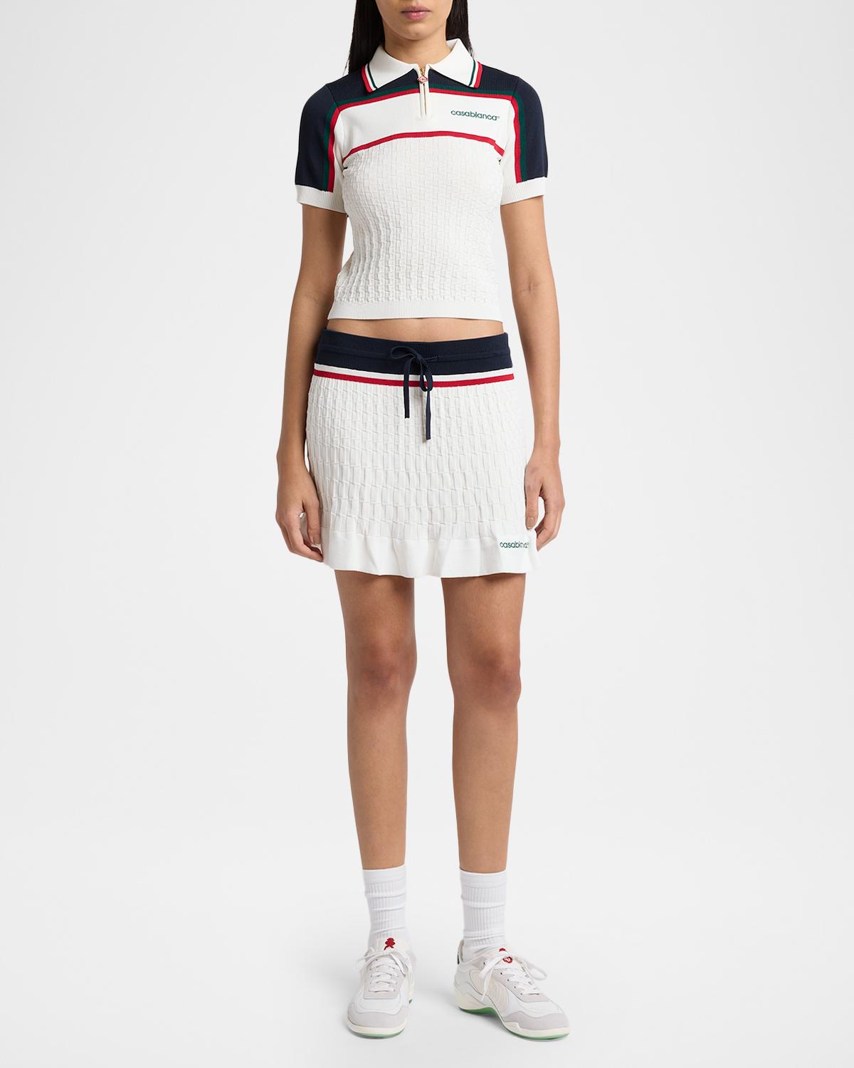 Knit Tennis Mini Skirt - thumbnail 2