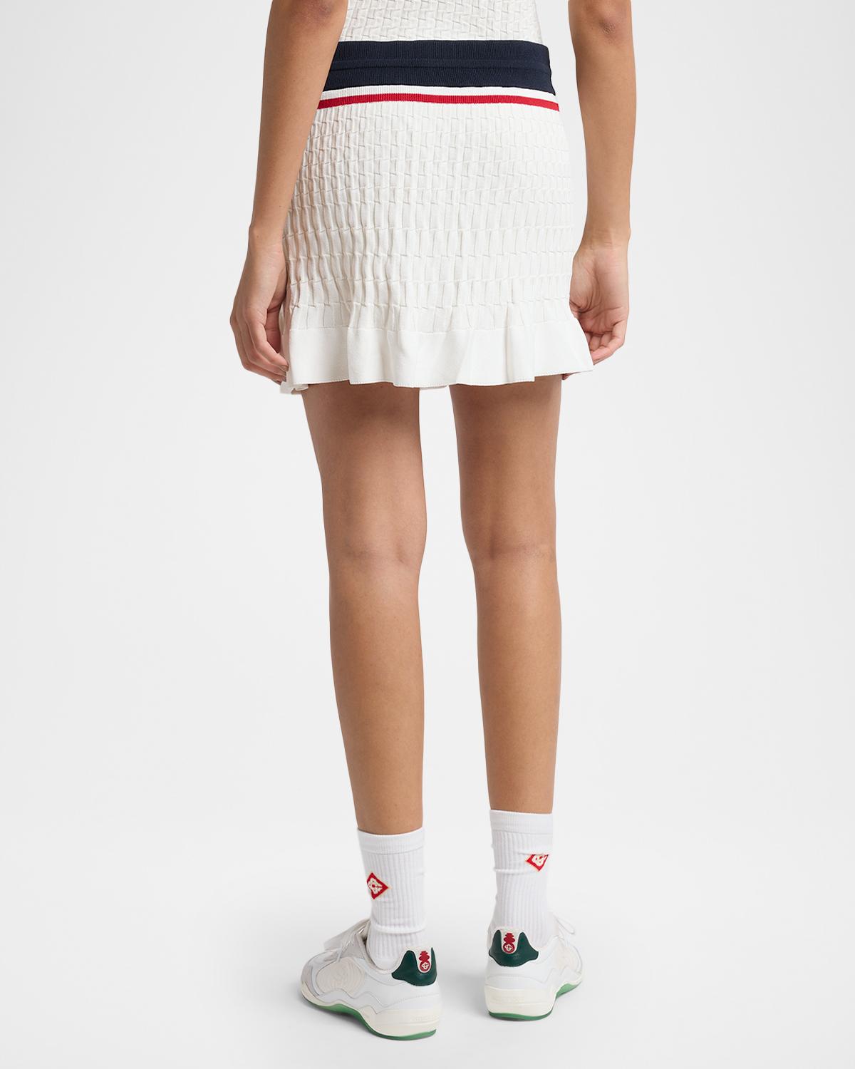 Knit Tennis Mini Skirt - thumbnail 3