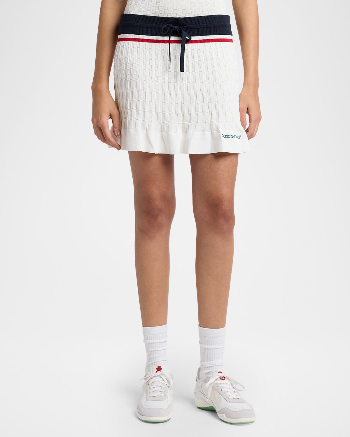 Knit Tennis Mini Skirt - thumbnail 4