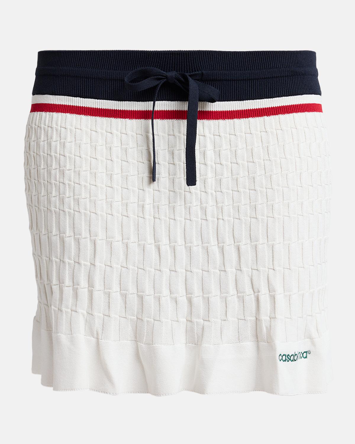 Knit Tennis Mini Skirt